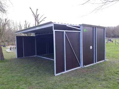 Transportabler Weideunterstand 30 qm