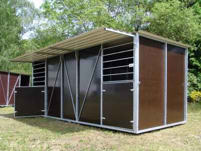 Transportabler Weideunterstand  3 x 6 x 2,5 Meter als Bausatz